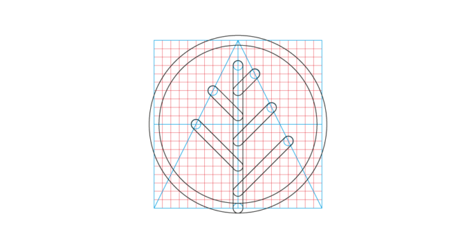 Studio del logo che PaperPlane ha realizzato per il Dipartimento di Scienze Agrarie e Ambientali (DiSAA).