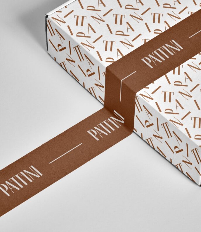 Il packaging realizzato per Pattini Milano.