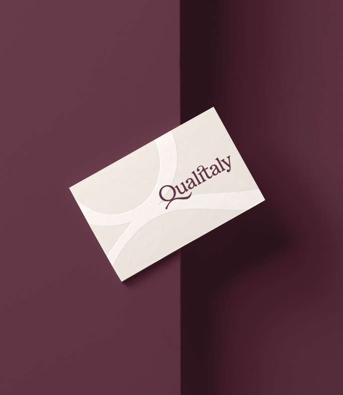 Qualitaly product identity food - biglietto da visita.